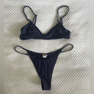 Tropic of C swimwear bikini Luna Navy